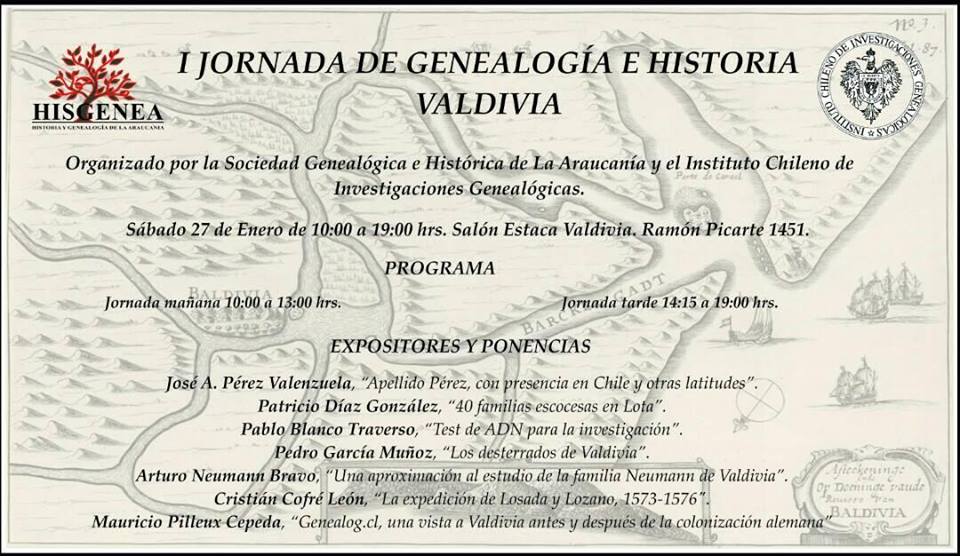 I Jornada De Genealogía E Historia Valdivia – Genealog